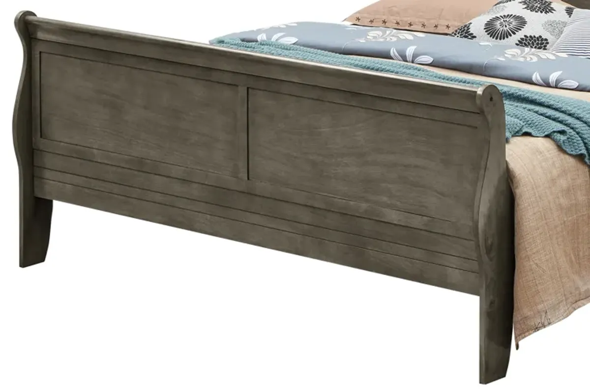 Louis Phillipe - Sleigh Bed