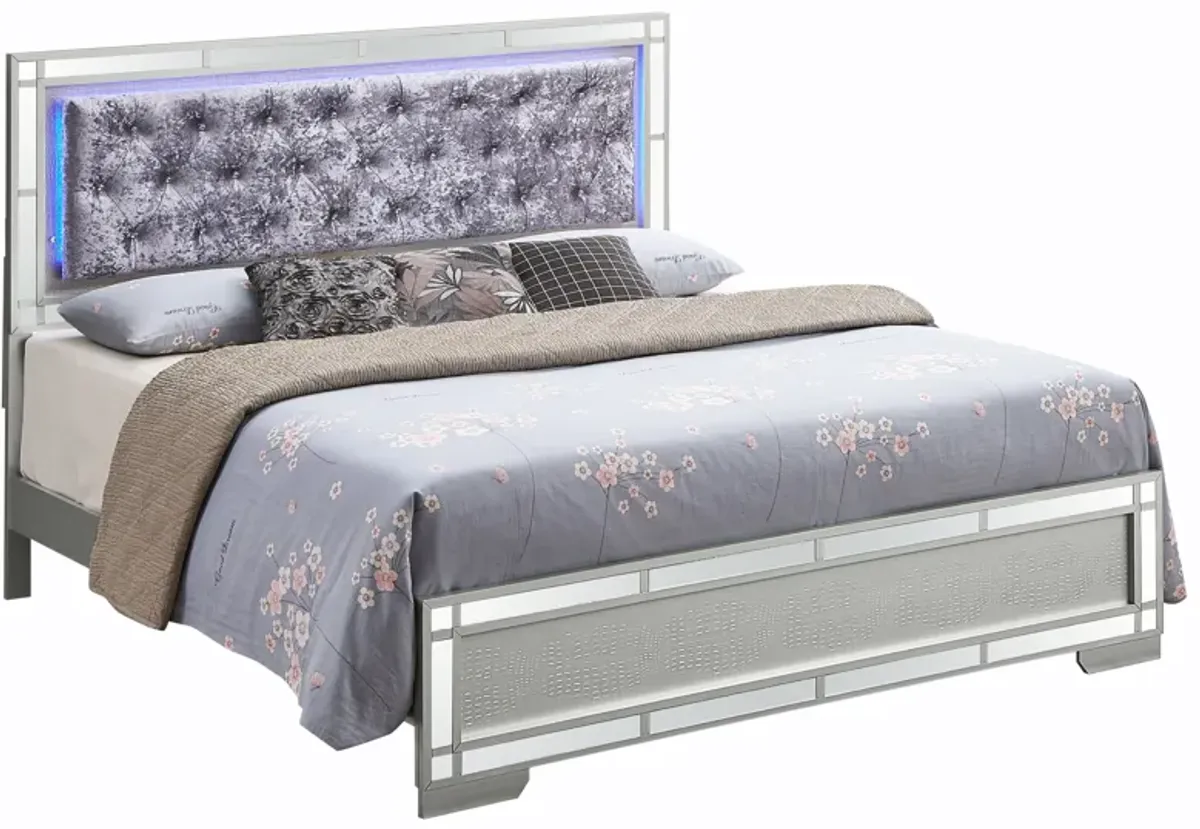 Madison - Upholstered Bed With LED