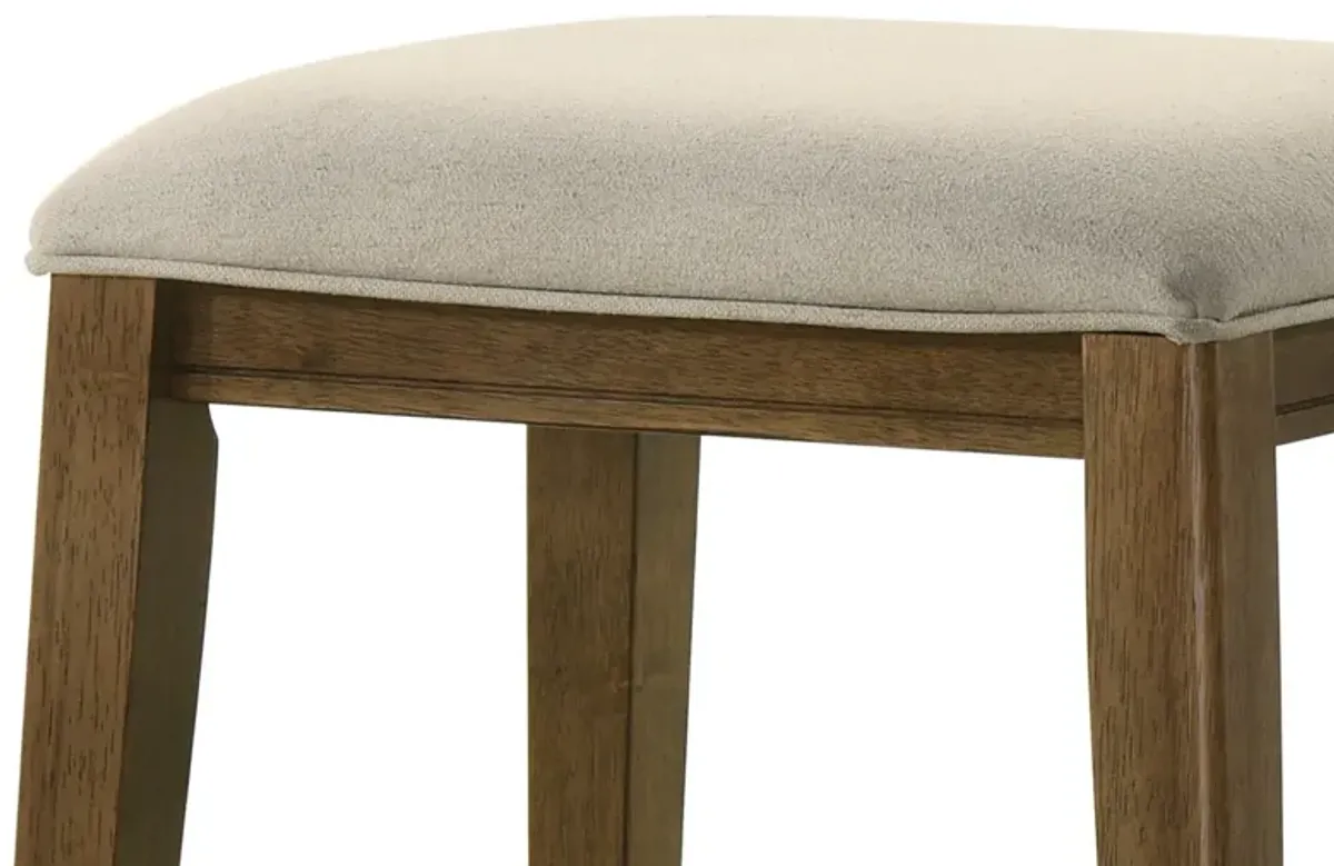 Sasha - 17" Counter Height Stool With Upholstered Seat