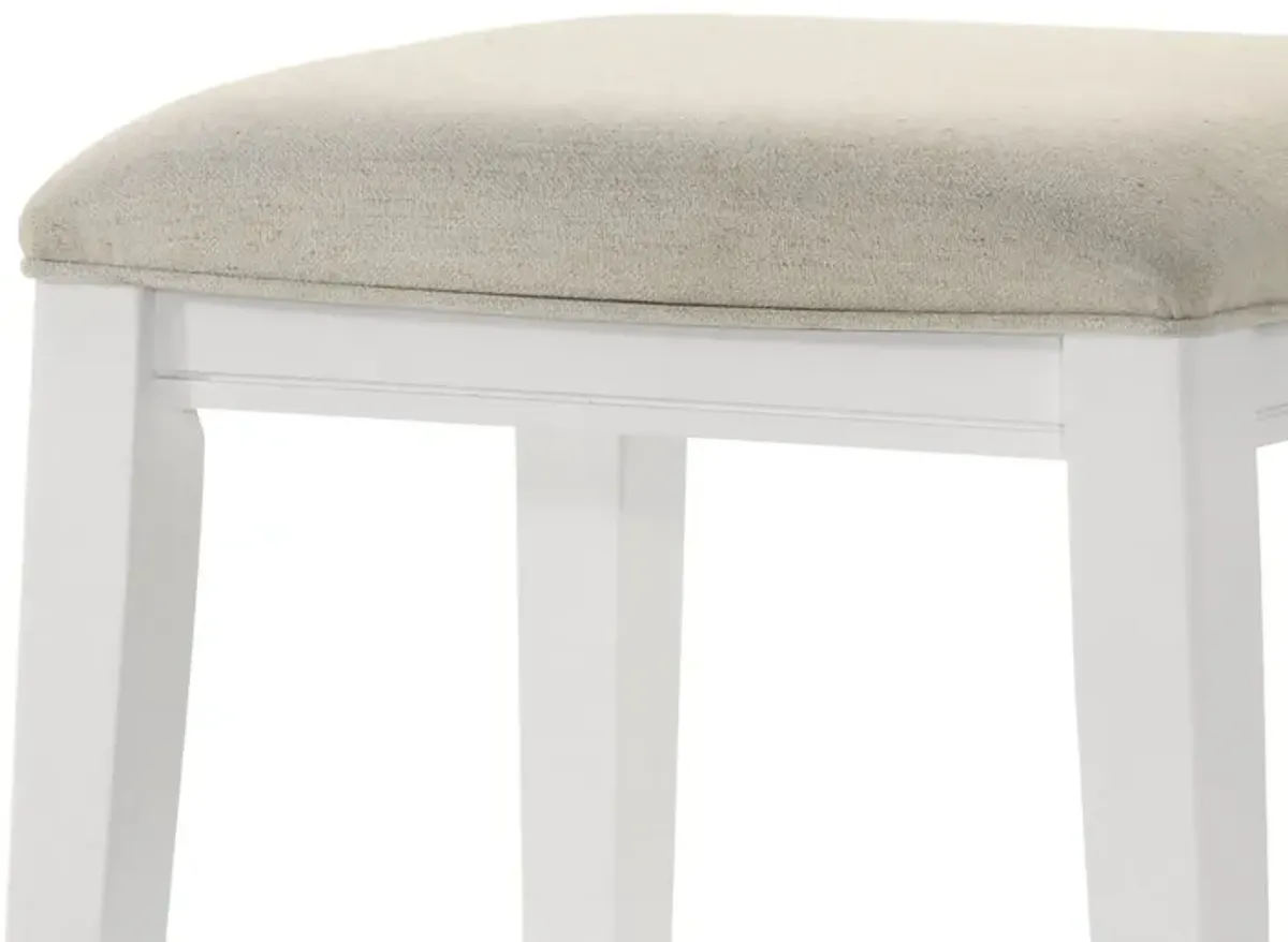 Sasha - 17" Counter Height Stool With Upholstered Seat