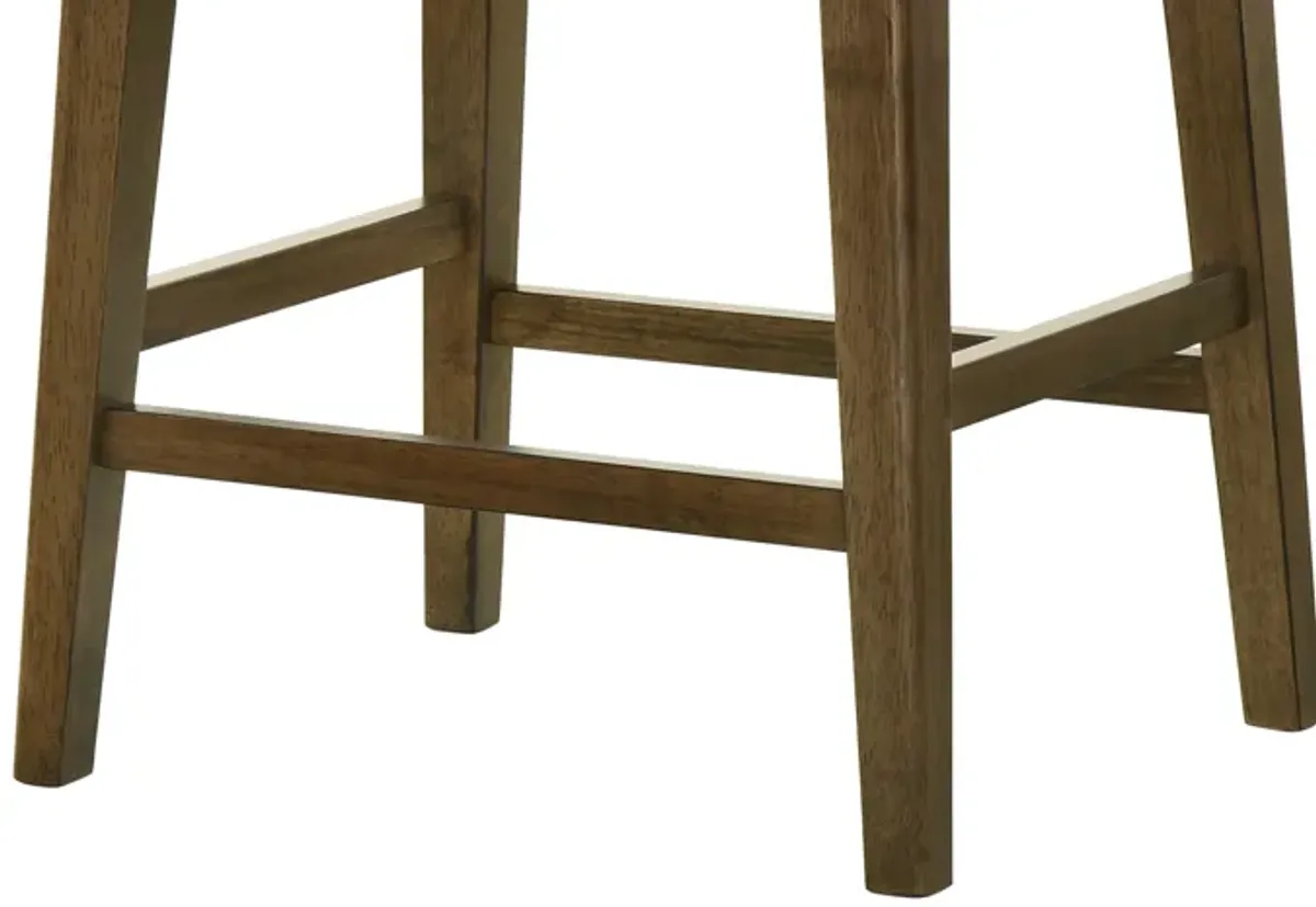 Sasha - 17" Counter Height Stool With Upholstered Seat