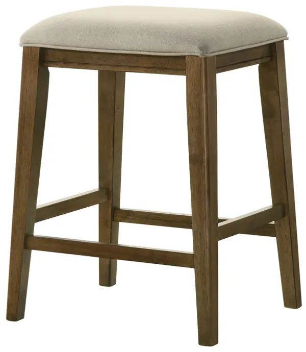 Sasha - 17" Counter Height Stool With Upholstered Seat