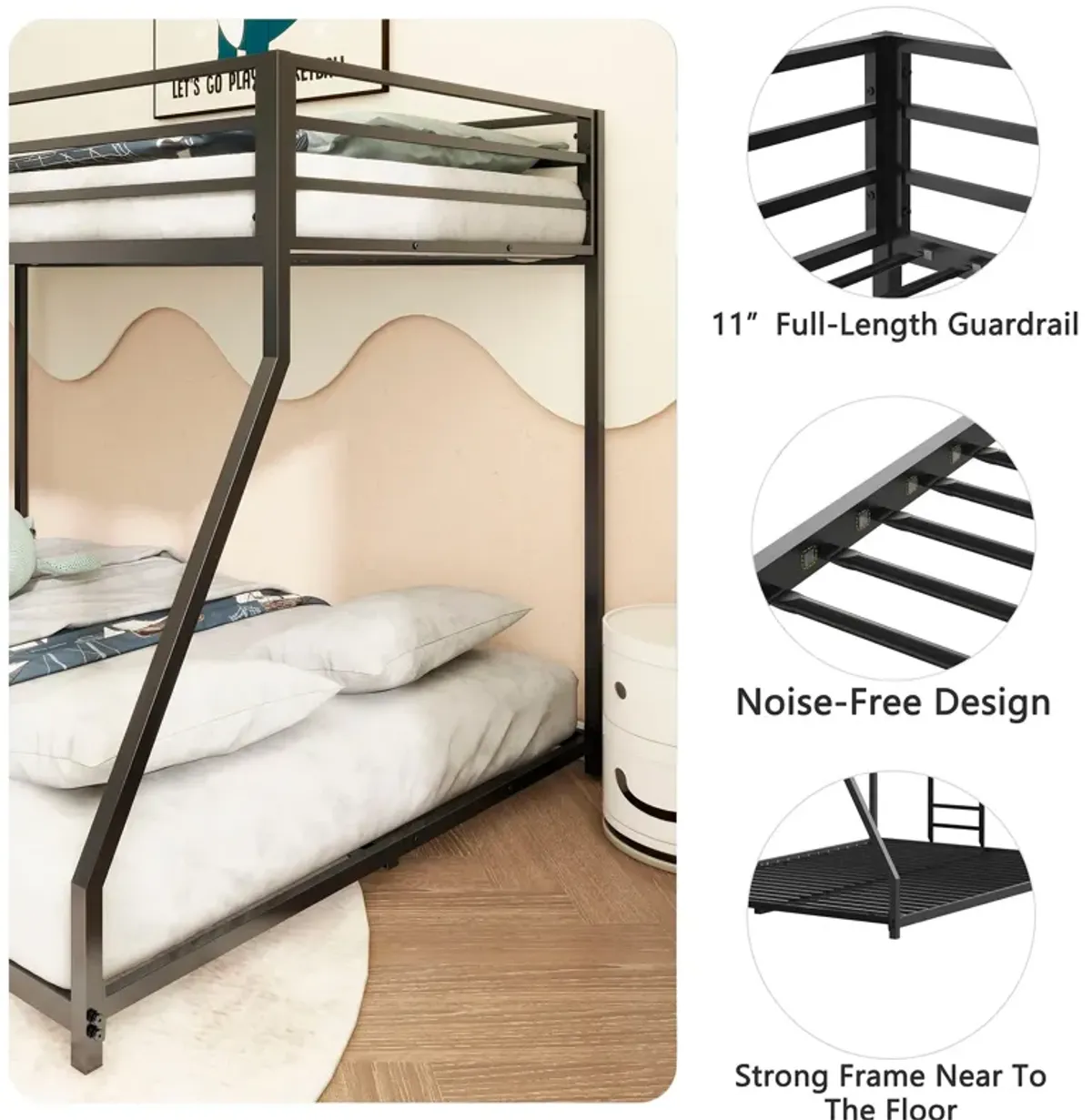 Adam - Metal Bunk Bed