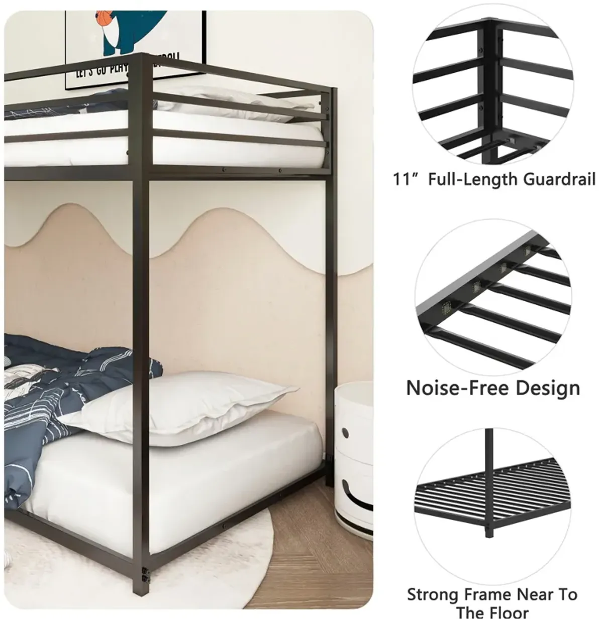 Adam - Metal Bunk Bed