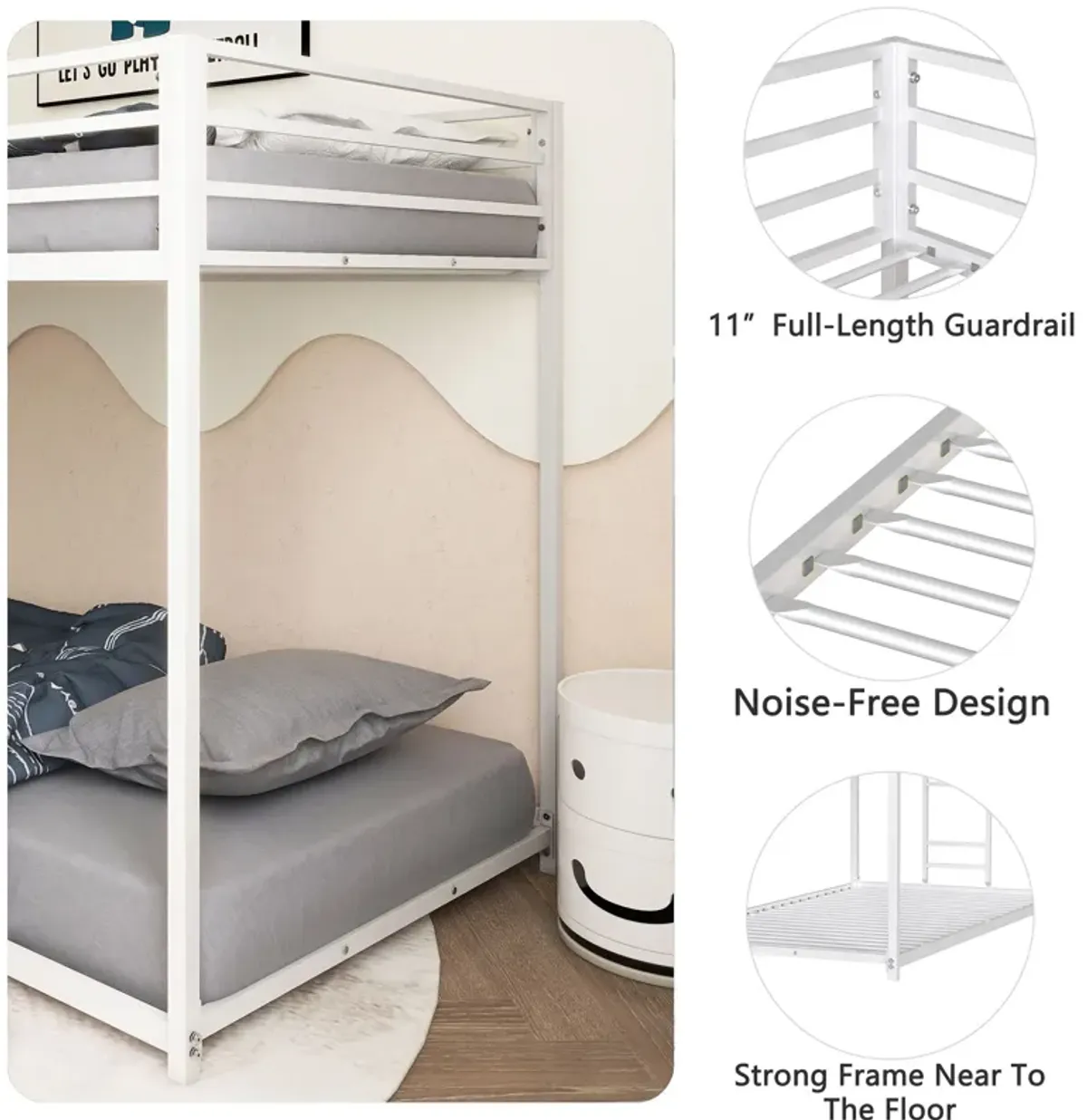 Adam - Metal Bunk Bed