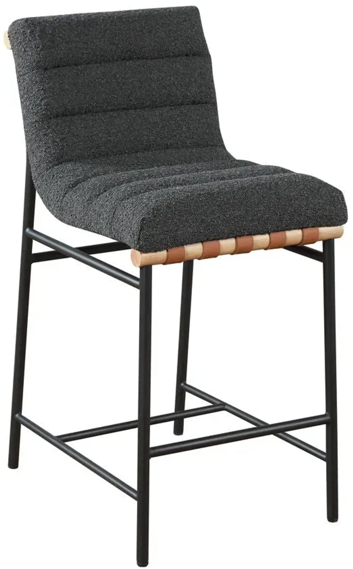 Lahni - 17" Boucle Fabric Counter Height Chair