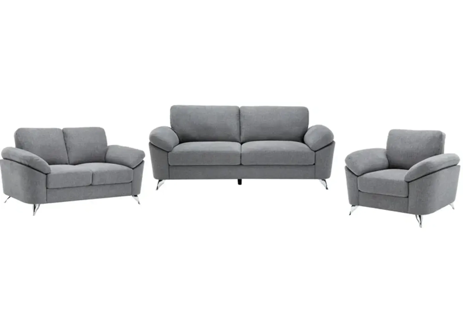 Villanelle - Linen Living Room Set