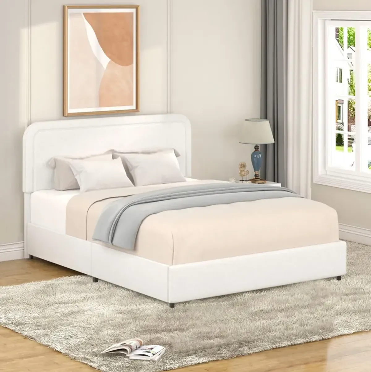 Liv - Patented With Drawers Upholstered Storage Platform Bed