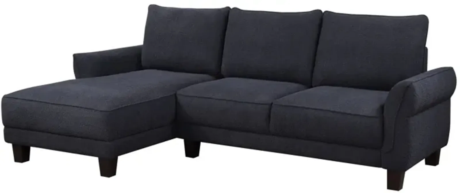 Belle - Sherpa Sectional Sofa With Left-Facing Chaise