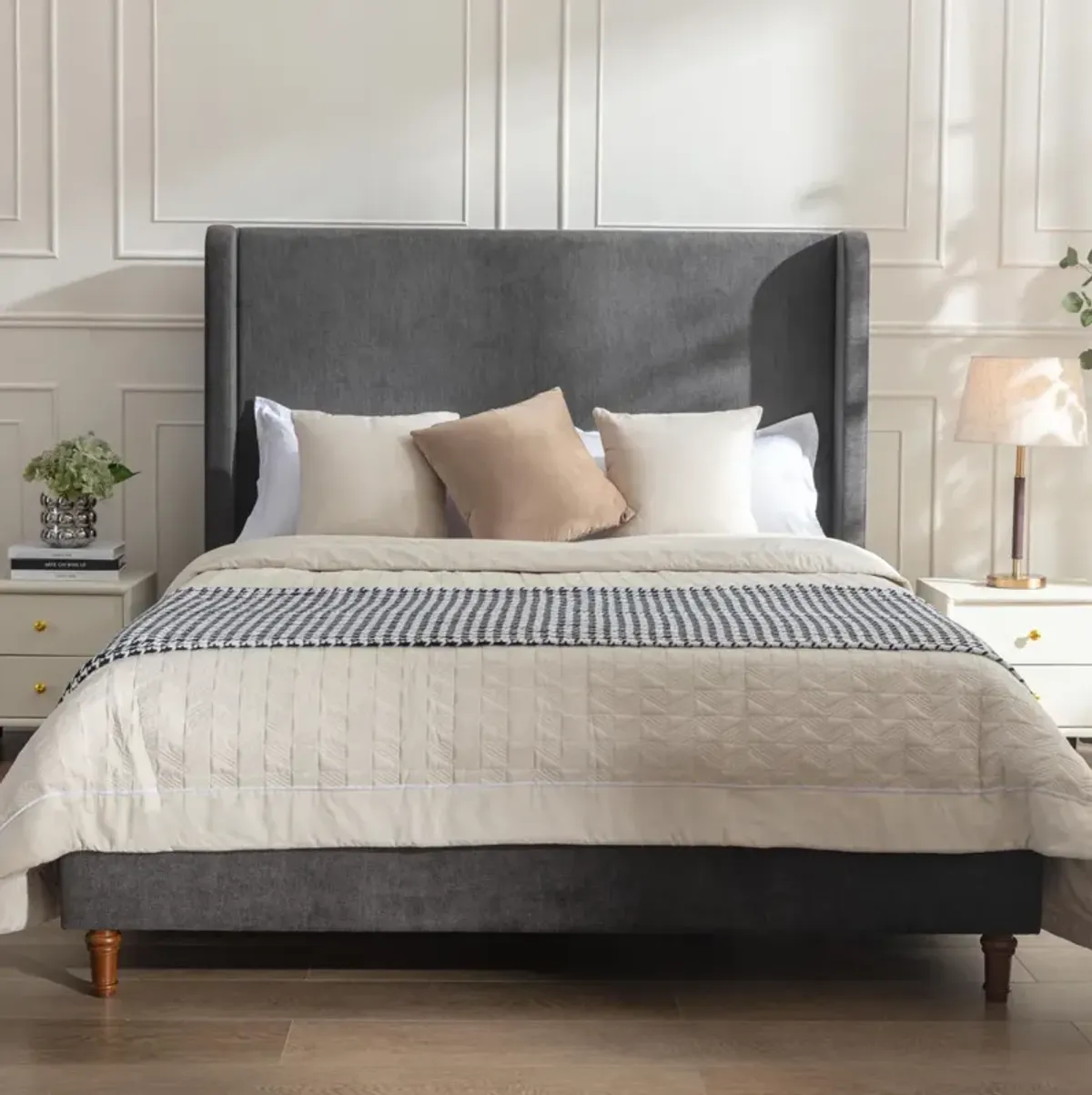 Harper - Tall Headboard Upholstered Bed