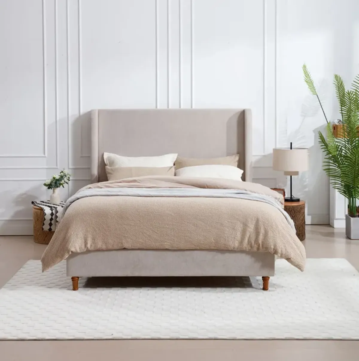 Harper - Tall Headboard Upholstered Bed