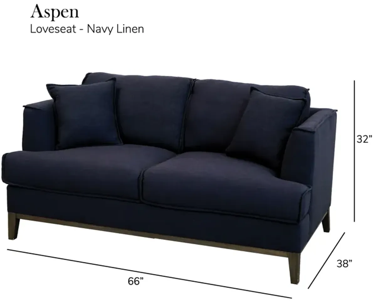 Aspen - Linen Loveseat