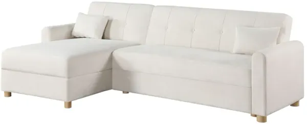 Thomas - 99.5" Convertible Sleeper Sectional Sofa with Reversible Chaise and Storage