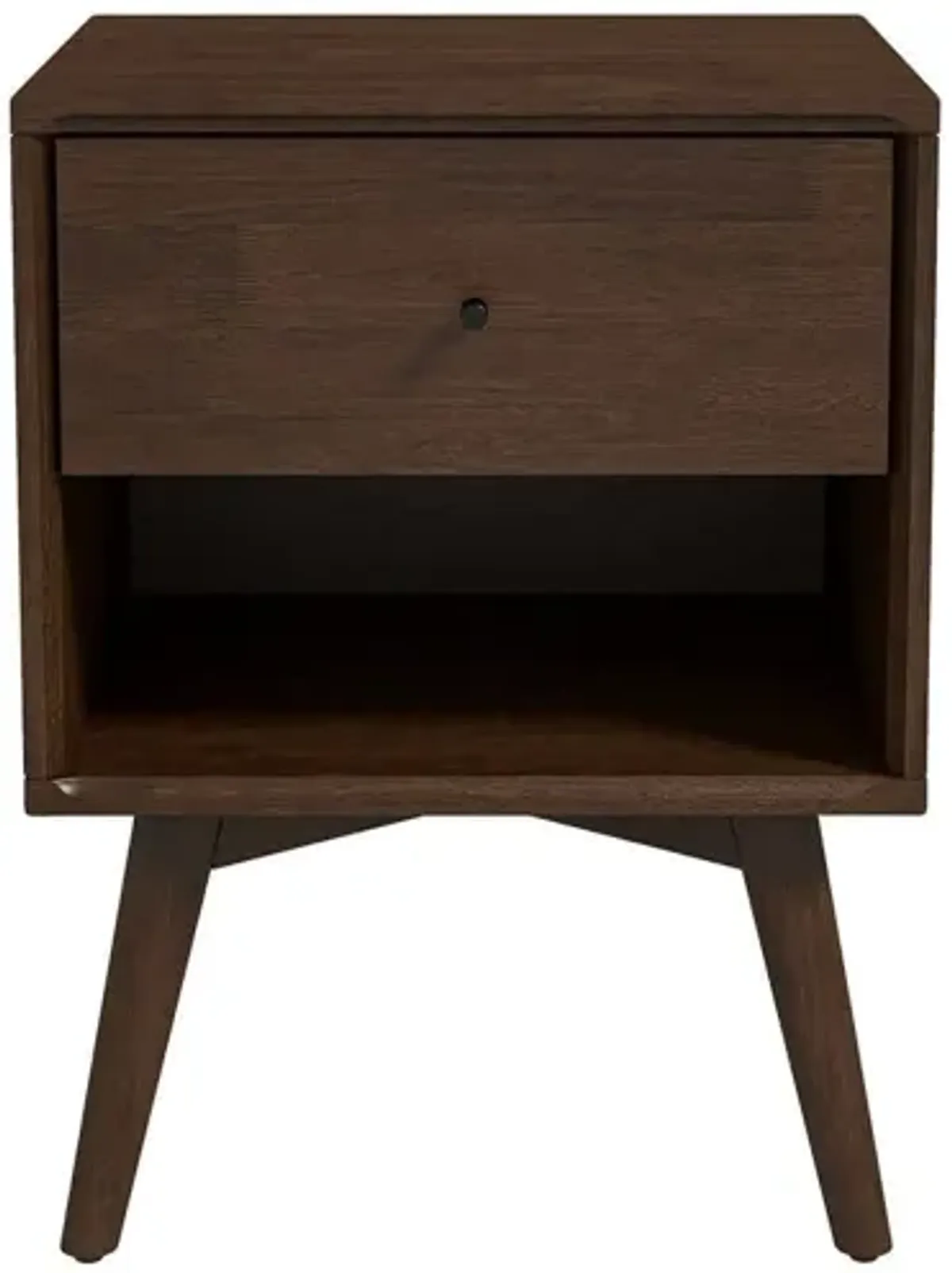 Caroline - Mid-Century Modern Style Night Stand - Brown