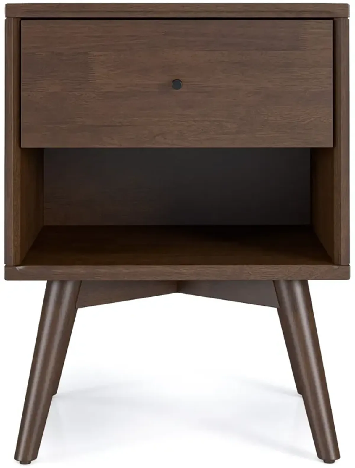 Caroline - Mid-Century Modern Style Night Stand - Brown