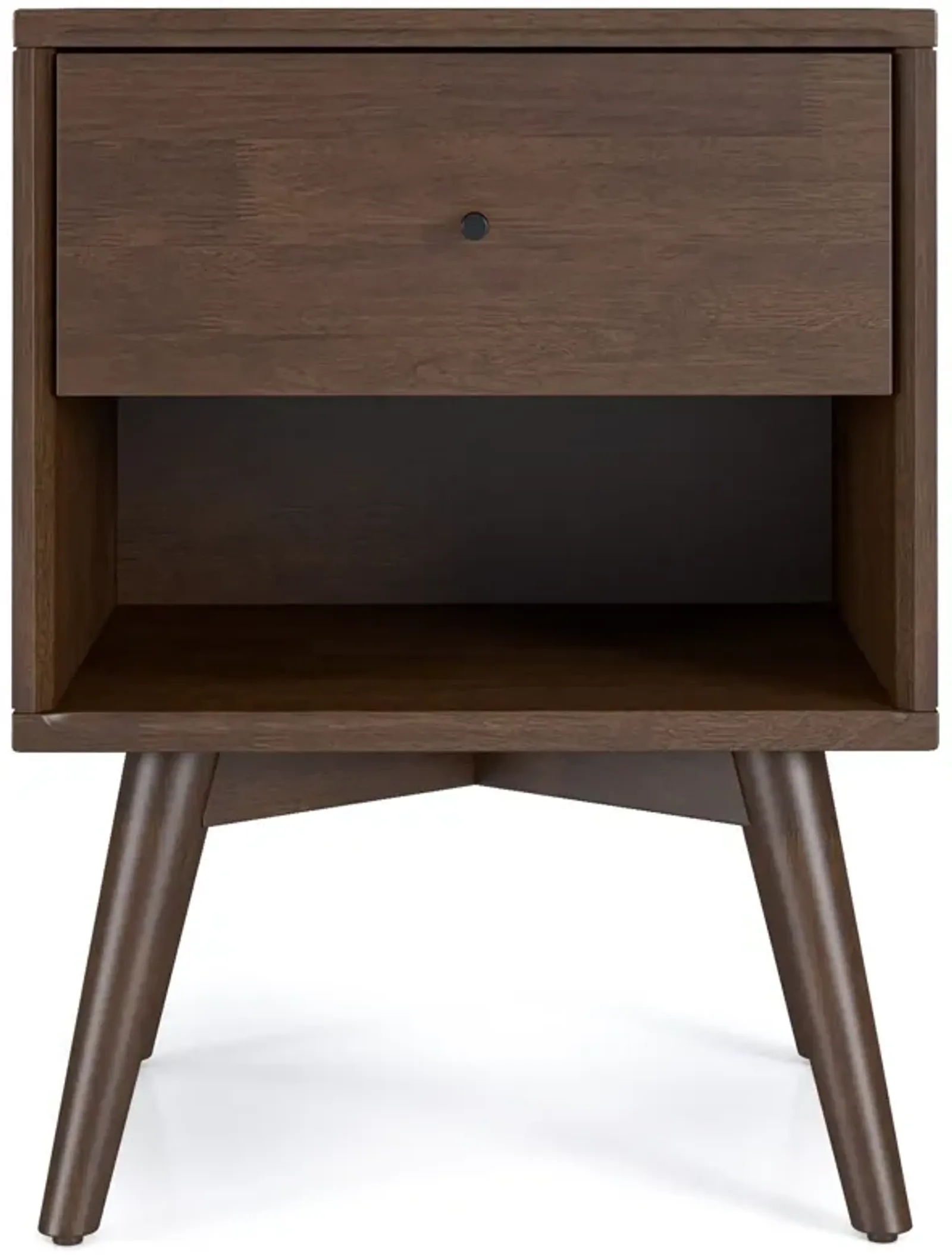 Caroline - Mid-Century Modern Style Night Stand - Brown