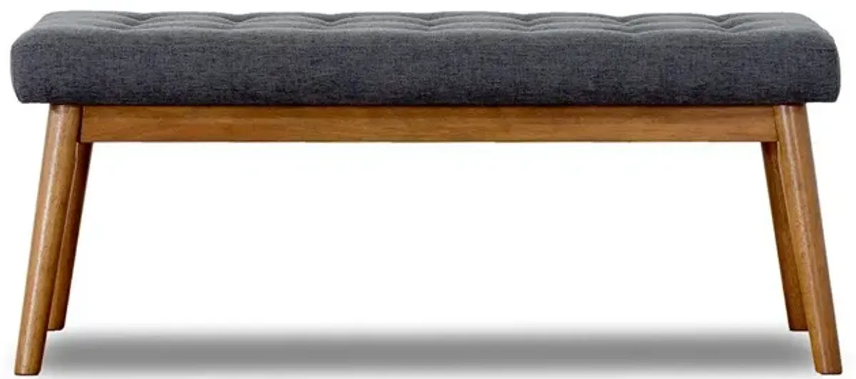 Delilah - Modern Bench - Gray