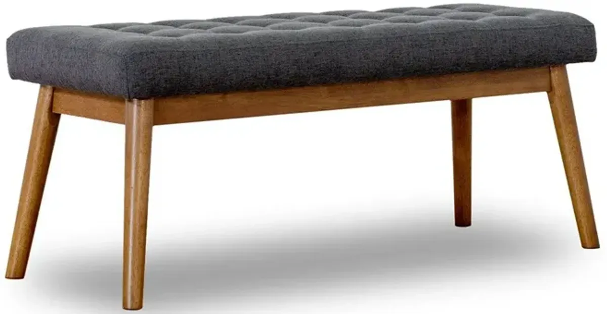 Delilah - Modern Bench - Gray