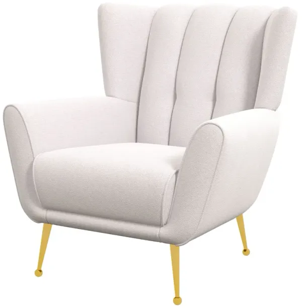 Gianna - Mid-Century Modern Tufted French Boucle Armchair