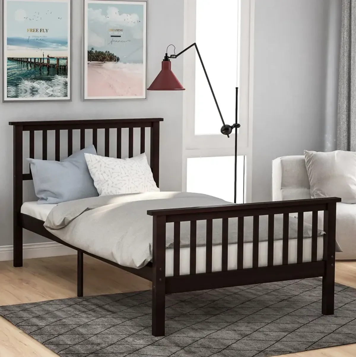 Platform Bed With Headboard And Footboard