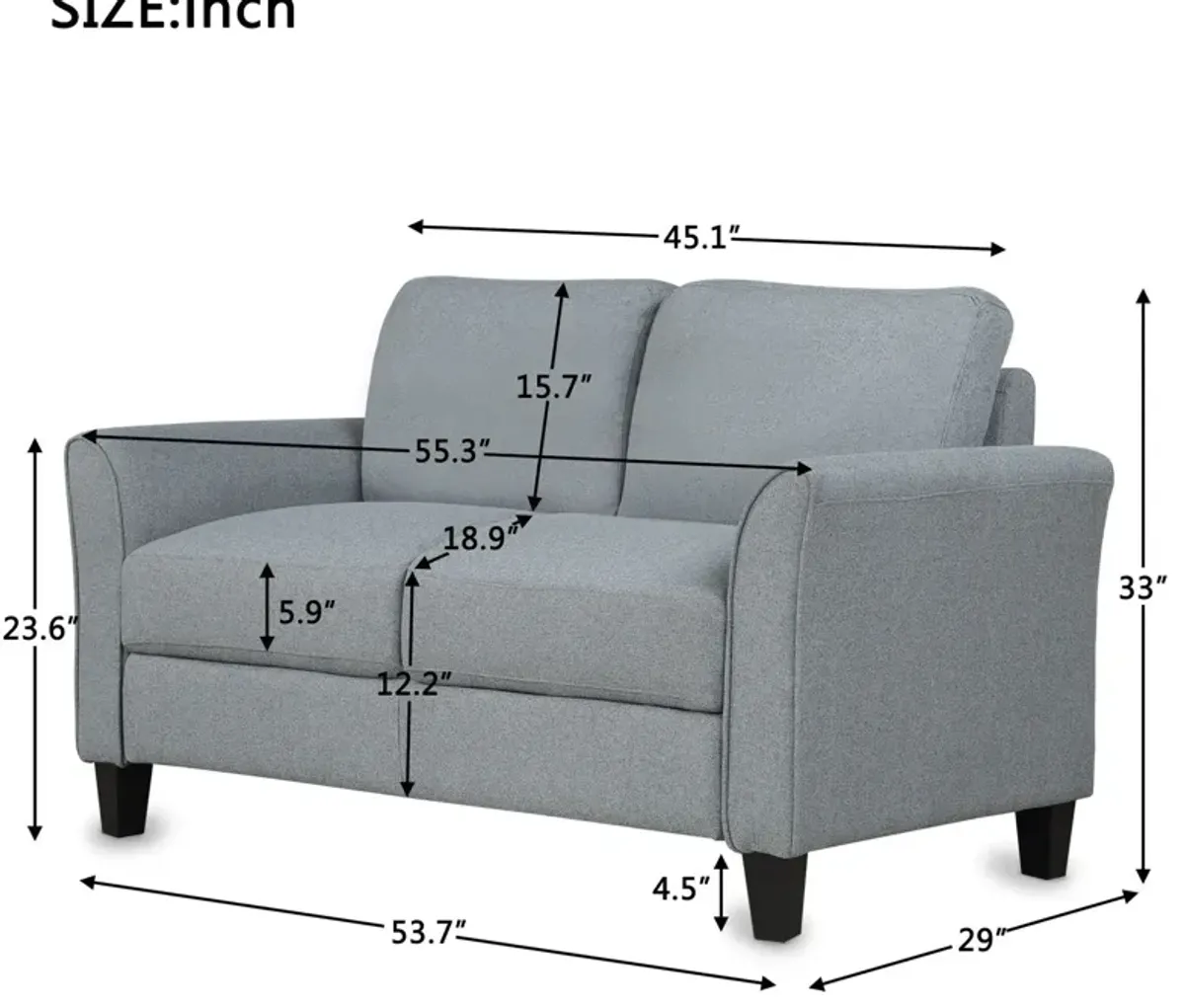 Living Room Furniture Love Seat Sofa Double Seat Sofa Loveseat Chair