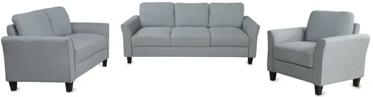 Living Room Sets Furniture Armrest Sofa Single Chair Sofa Loveseat Chair 3 Seat Sofa (Chair Loveseat Chair & 3 Seat Sofa)