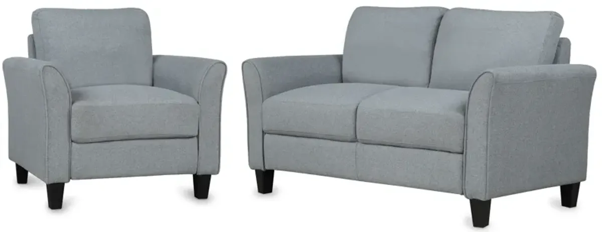 Living Room Furniture Armrest Single Sofa And Loveseat Sofa