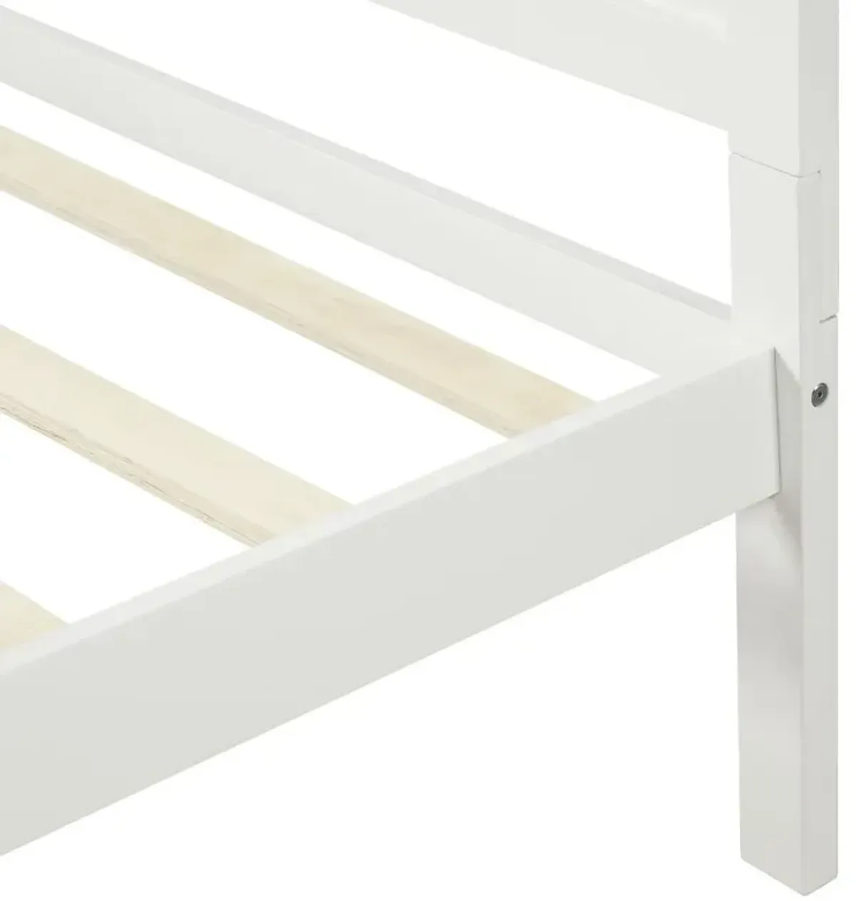 Twin Platform Bed Frame Mattress Foundation With Headboard And Wood Slat Support