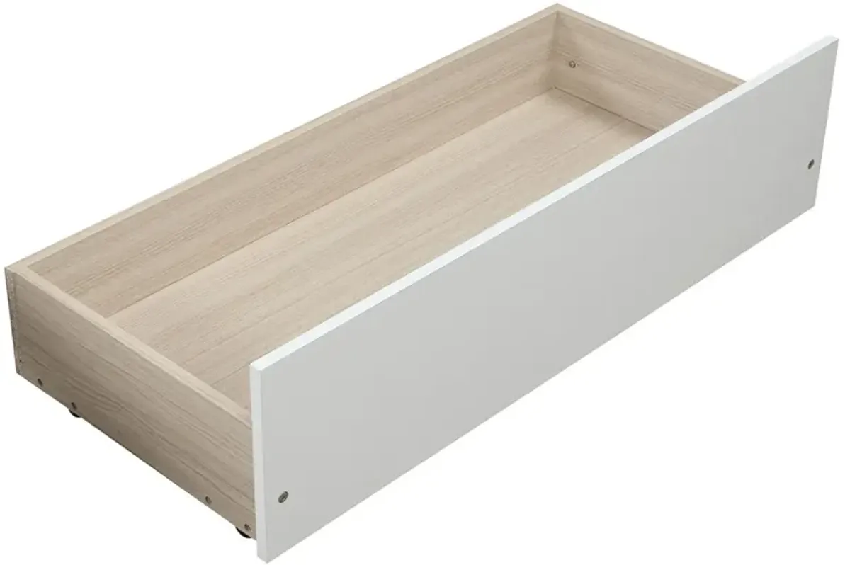 Platform Storage Bed Wood Bed Frame With Two Drawers And Headboard