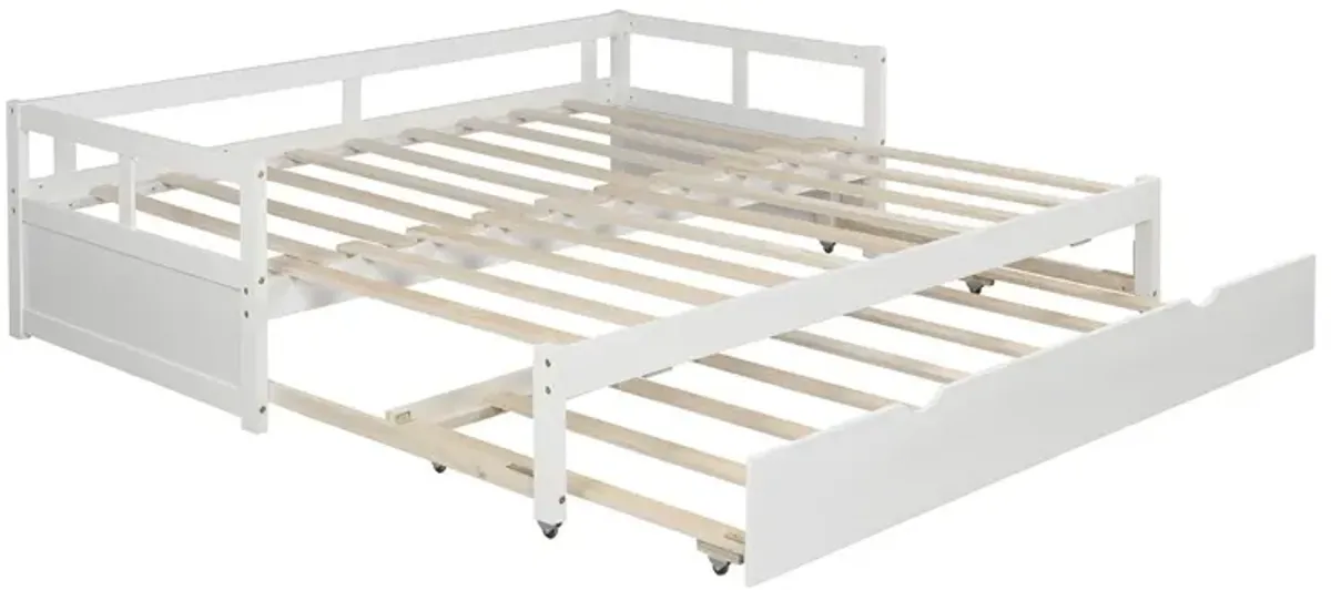 Extending Daybed With Trundle, Wooden Daybed With Trundle