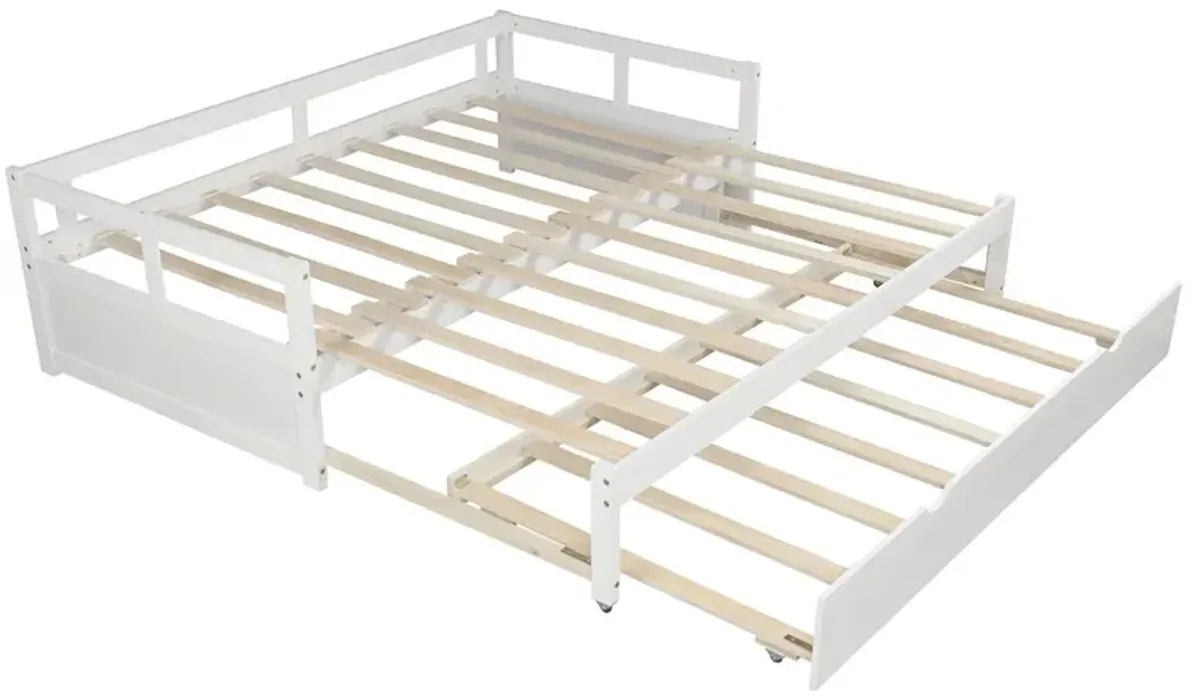 Extending Daybed With Trundle, Wooden Daybed With Trundle