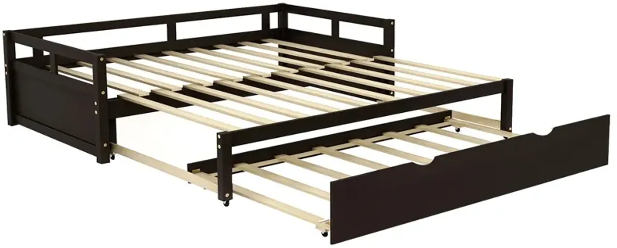 Extending Daybed With Trundle, Wooden Daybed With Trundle