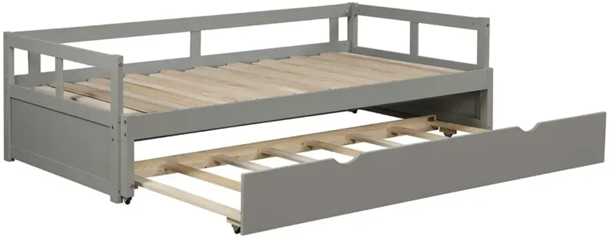 Extending Daybed With Trundle, Wooden Daybed With Trundle