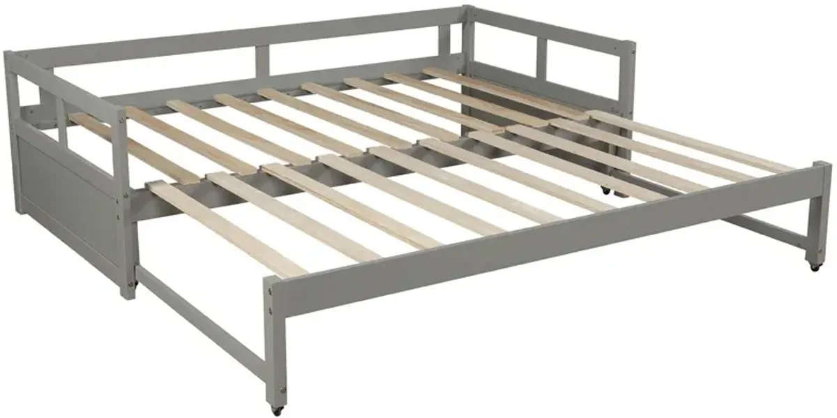 Extending Daybed With Trundle, Wooden Daybed With Trundle