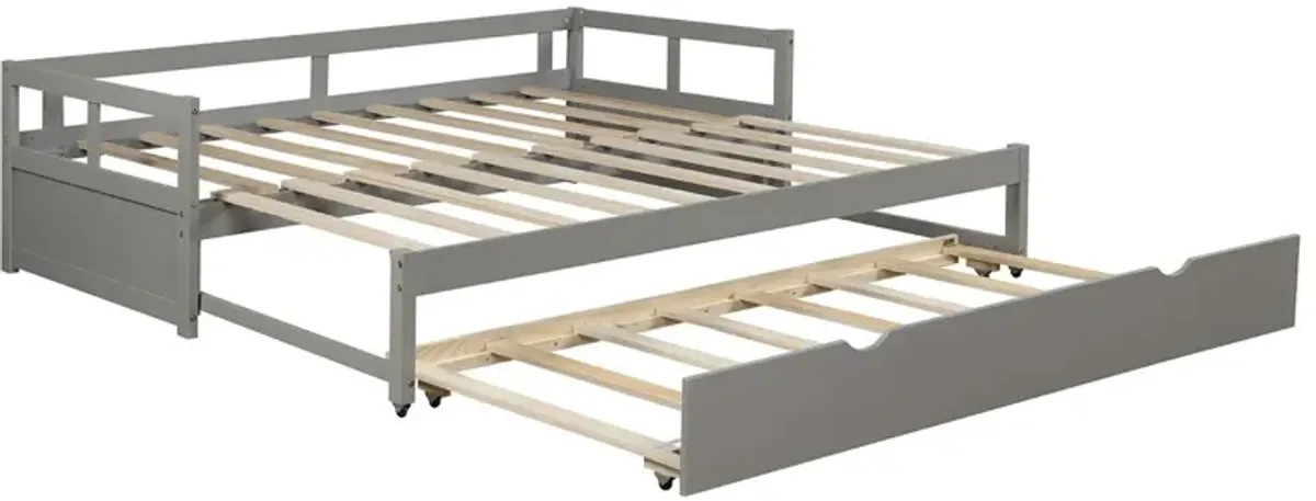 Extending Daybed With Trundle, Wooden Daybed With Trundle