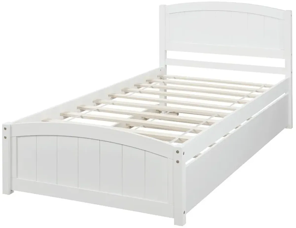 Platform Bed With Trundle