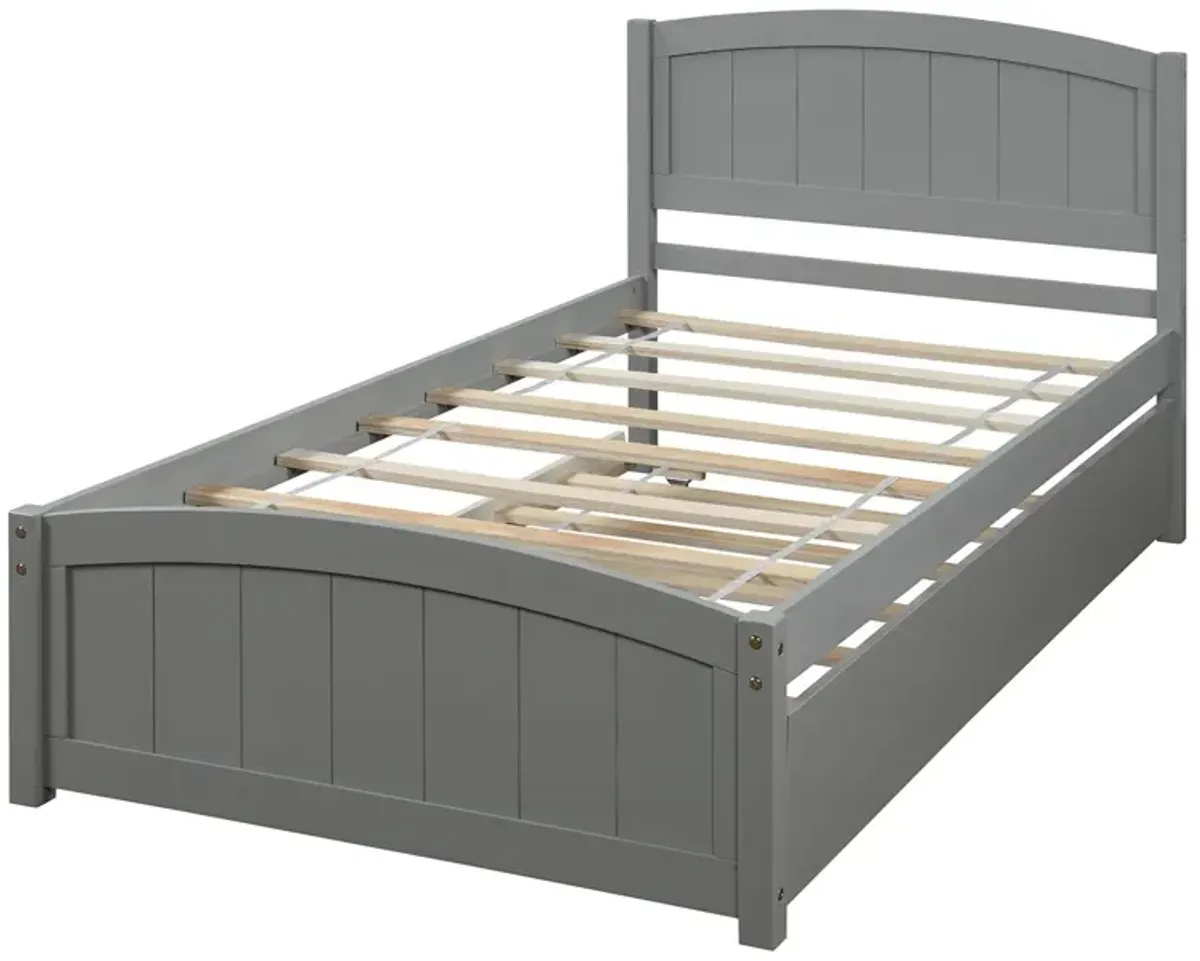 Platform Bed With Trundle