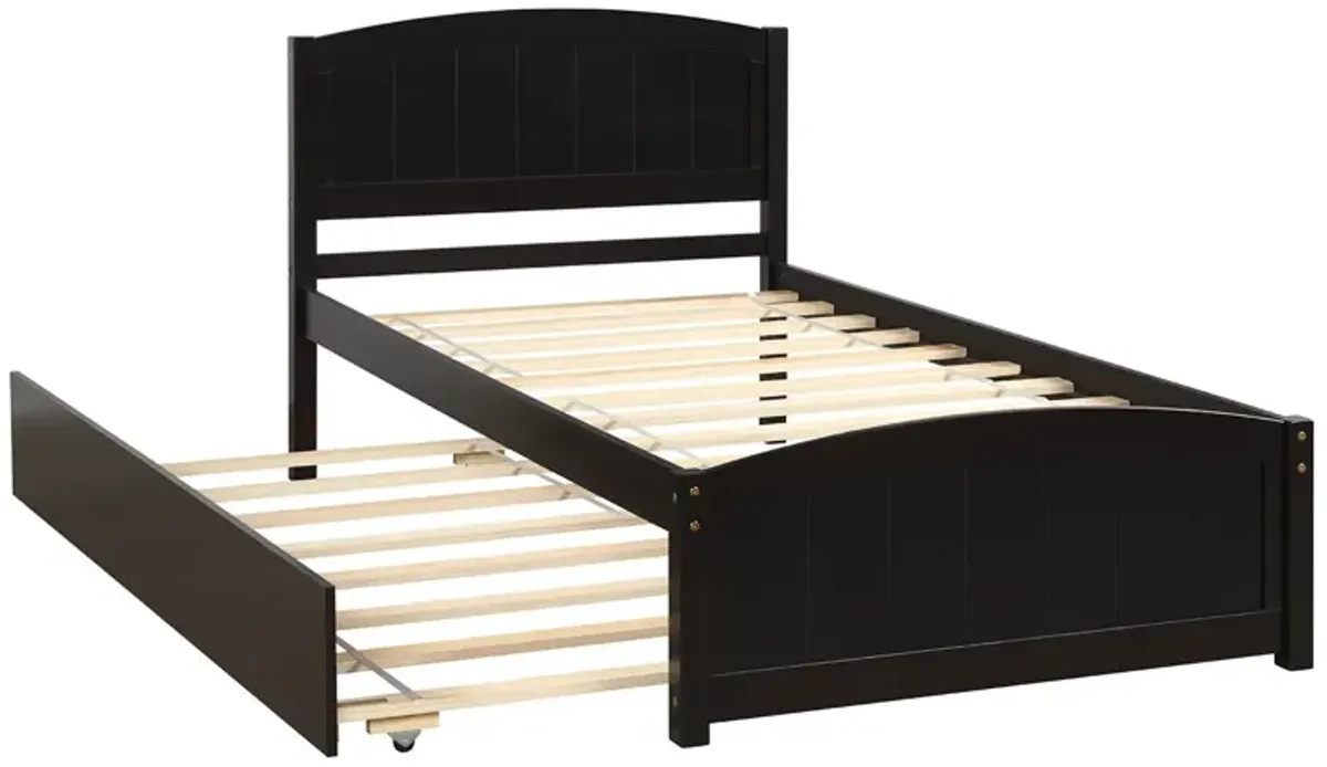 Platform Bed With Trundle