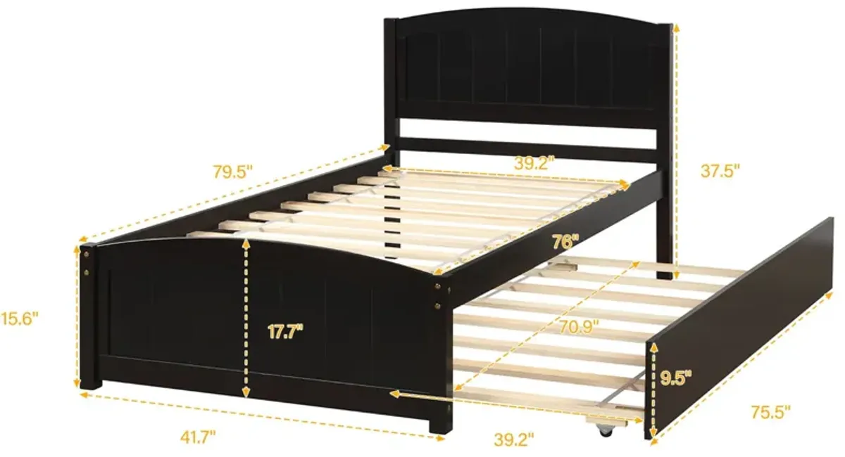 Platform Bed With Trundle