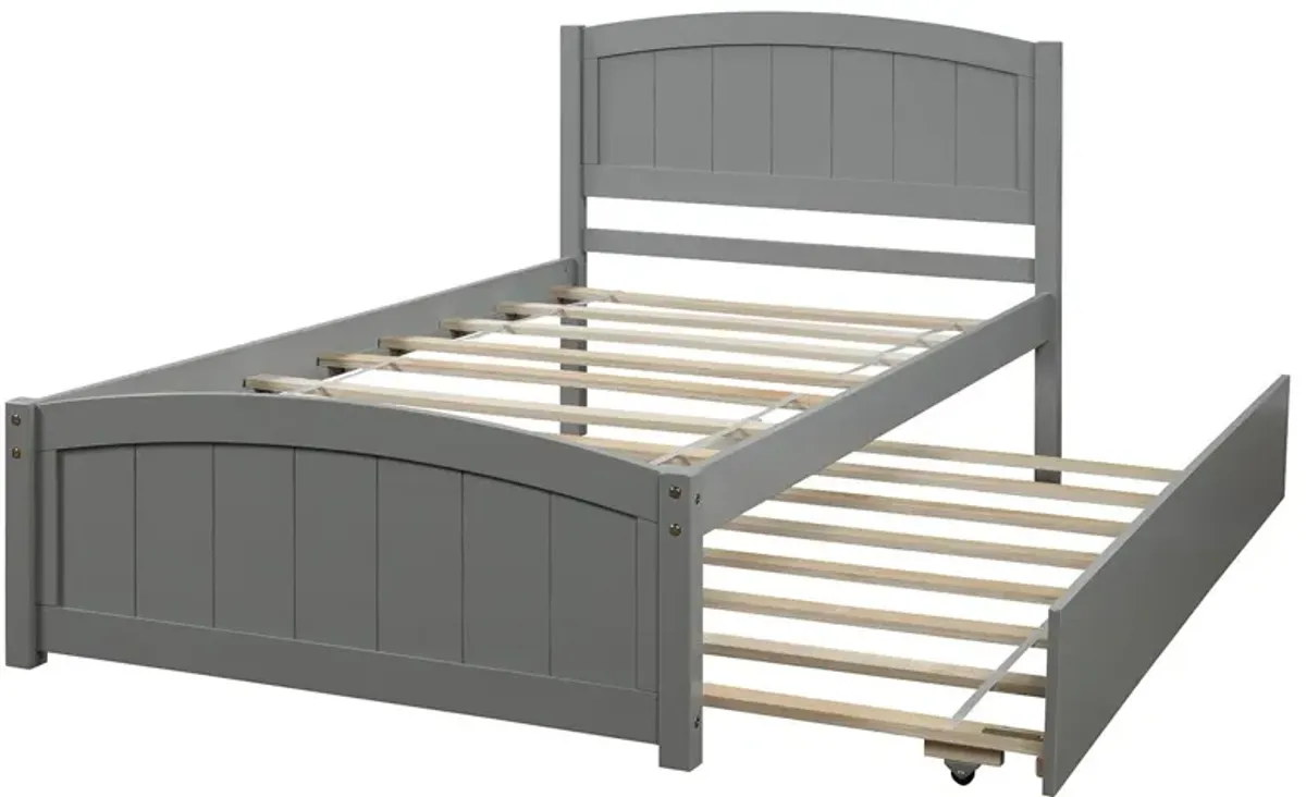 Platform Bed With Trundle