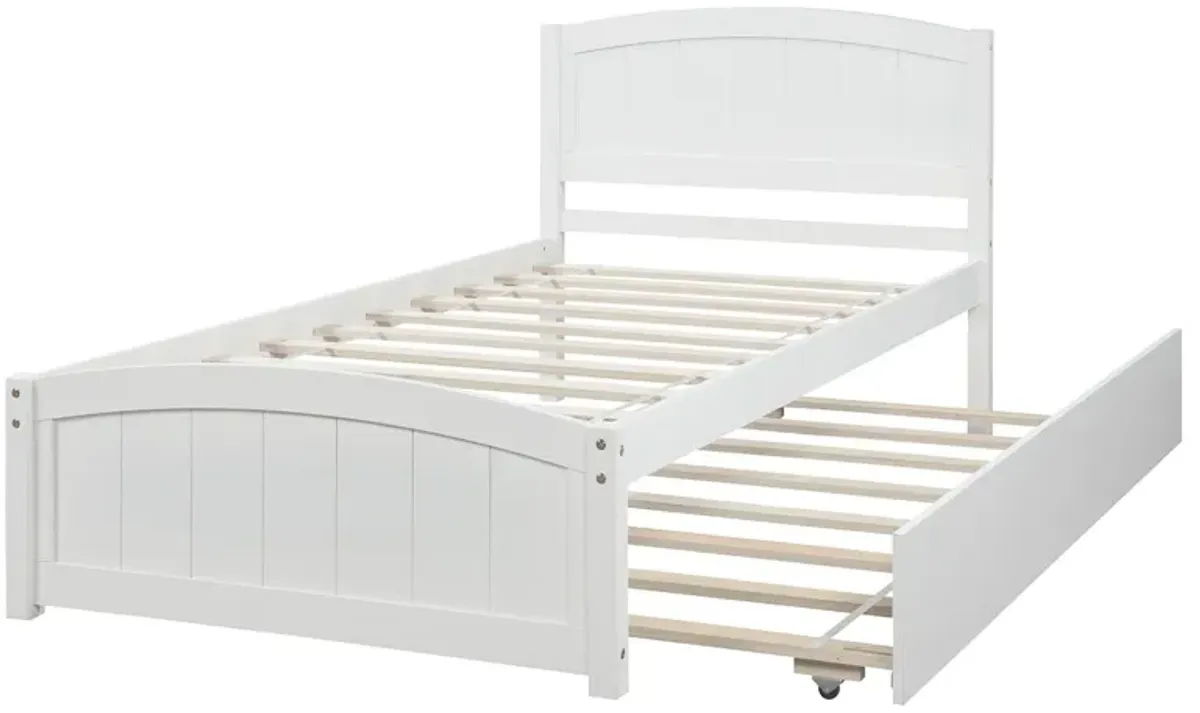 Platform Bed With Trundle