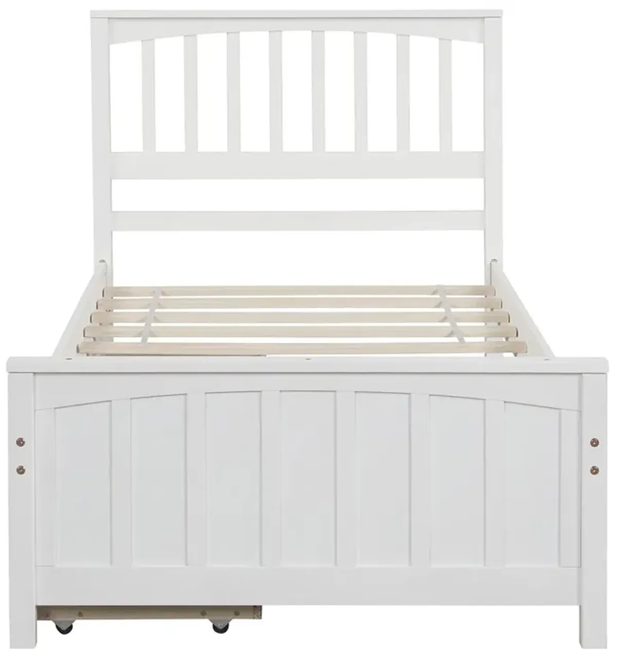 Twin Size Platform Bed With Two Drawers