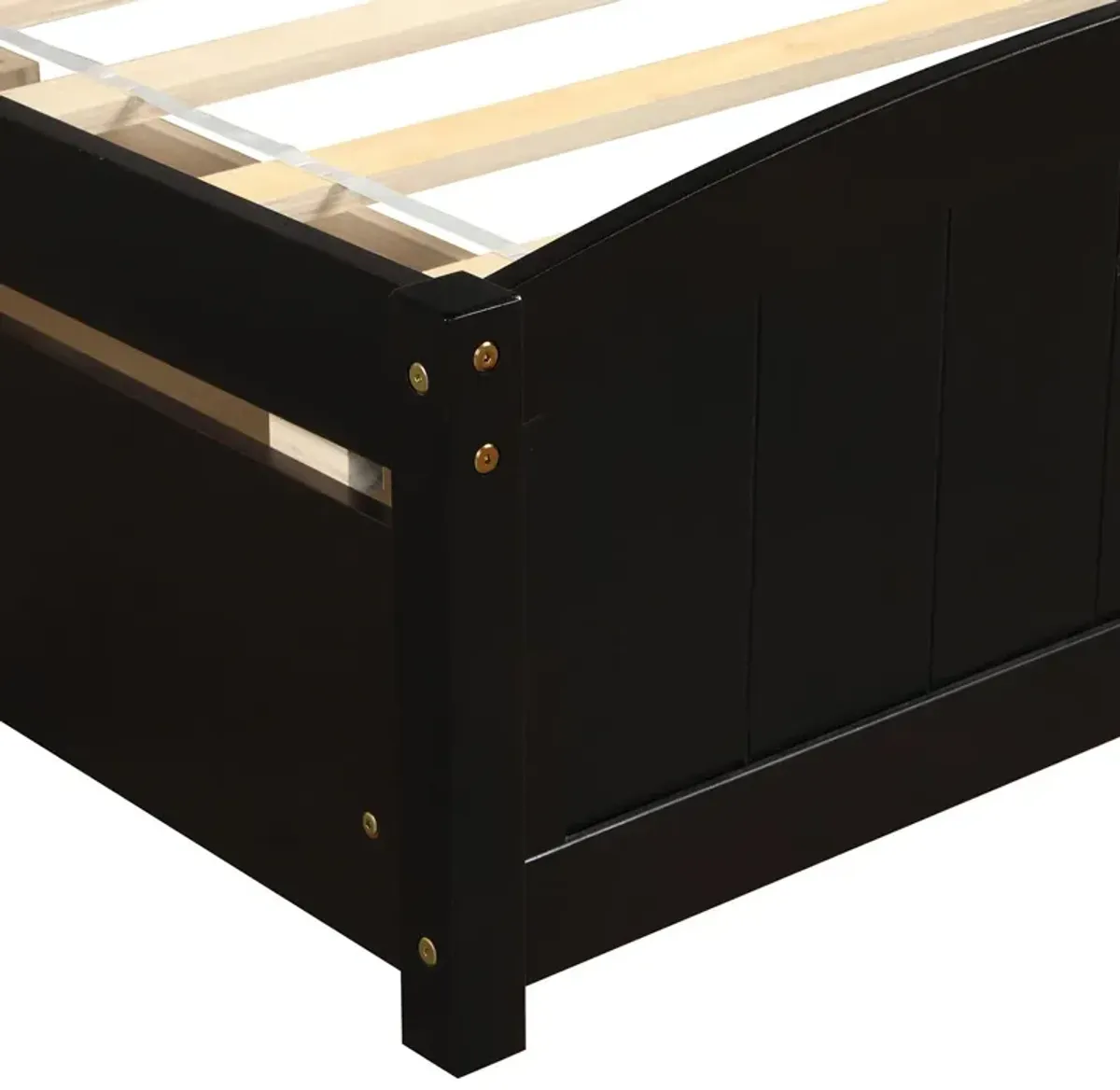 Twin Size Platform Bed With Two Drawers