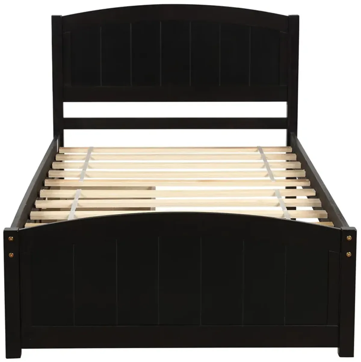 Twin Size Platform Bed With Two Drawers