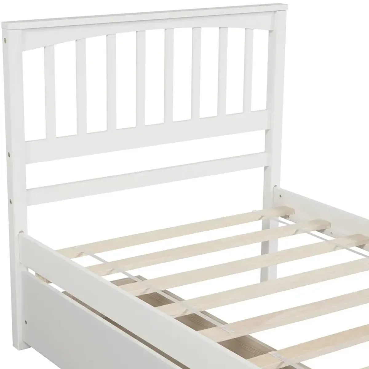 Twin Size Platform Bed With Two Drawers