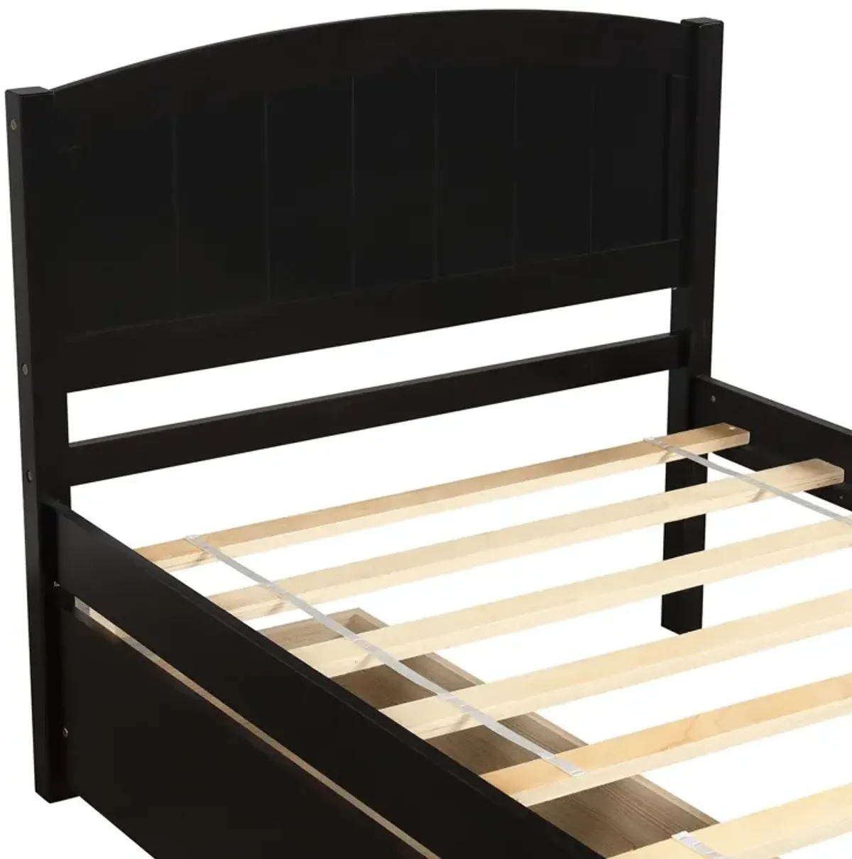 Twin Size Platform Bed With Two Drawers