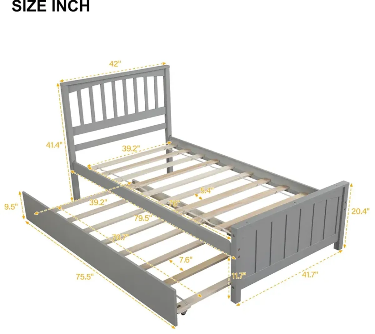 Platform Bed & Trundle