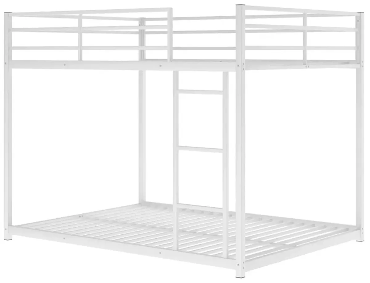 Metal Bunk Bed, Low Bunk Bed With Ladder