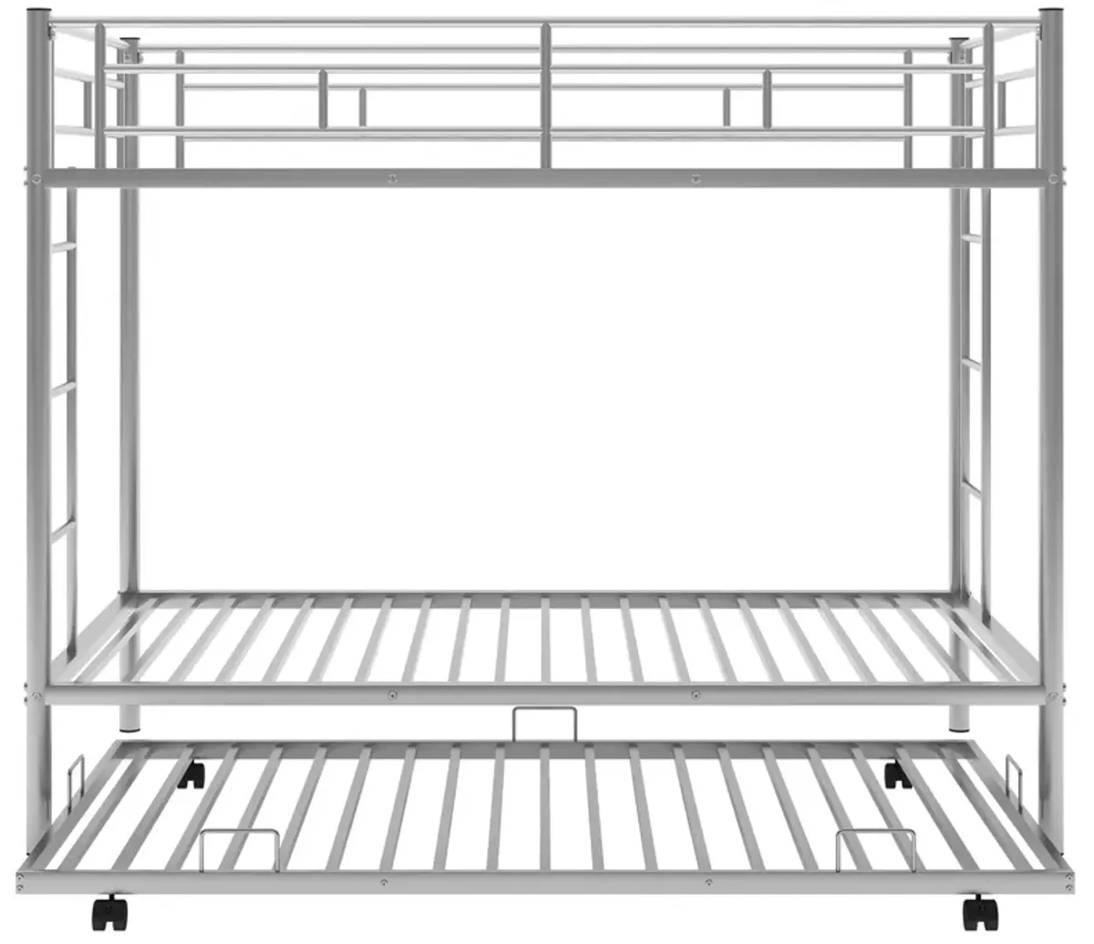 Twin Over Twin Bunk Bed With Trundle