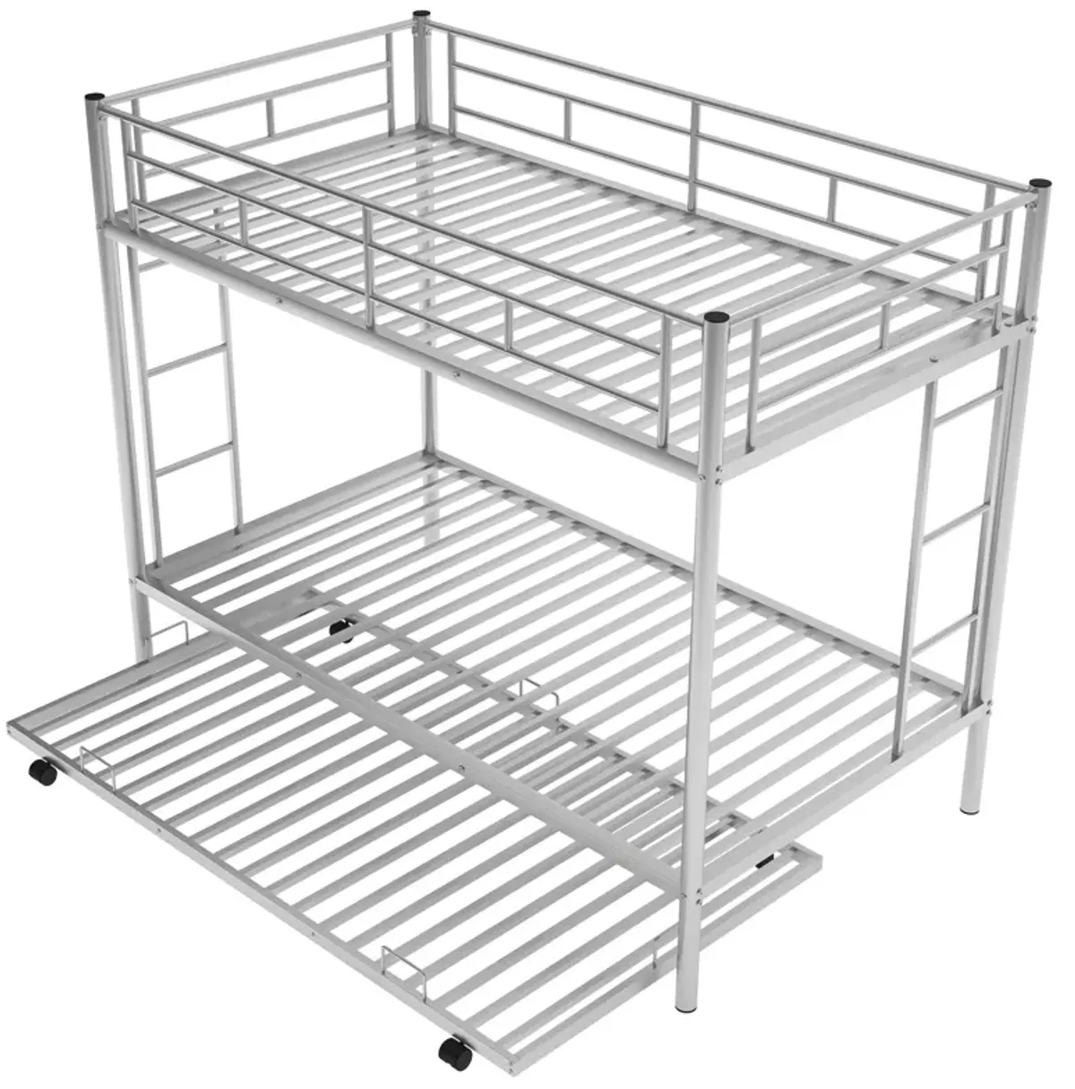 Twin Over Twin Bunk Bed With Trundle